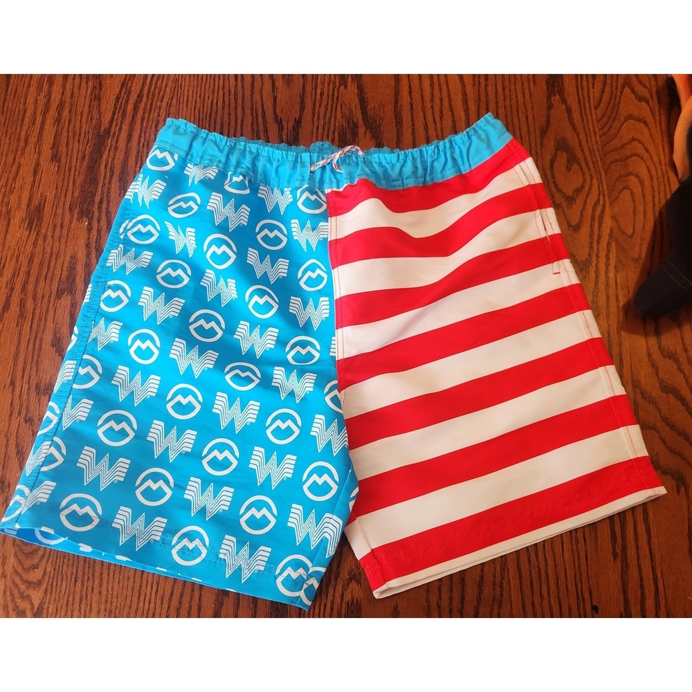 Magellan Whataburger Collaboration Boys Swim Trunks, Size X-Large 18-20 EUC
